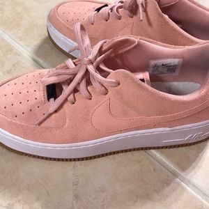 Nike Pink Air Force ones